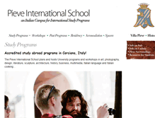 Tablet Screenshot of pieveschool.com